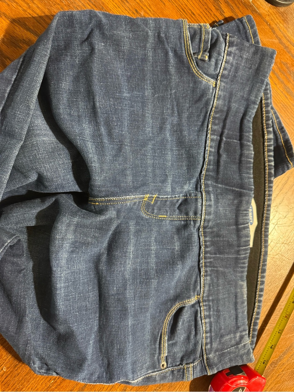 Dark Wash Denim bootcut old navy stretch waist size 36